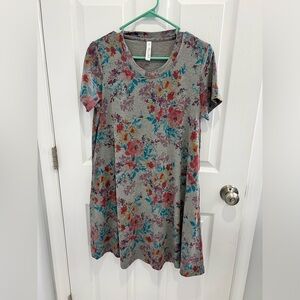 Latched mamma floral swing dress M